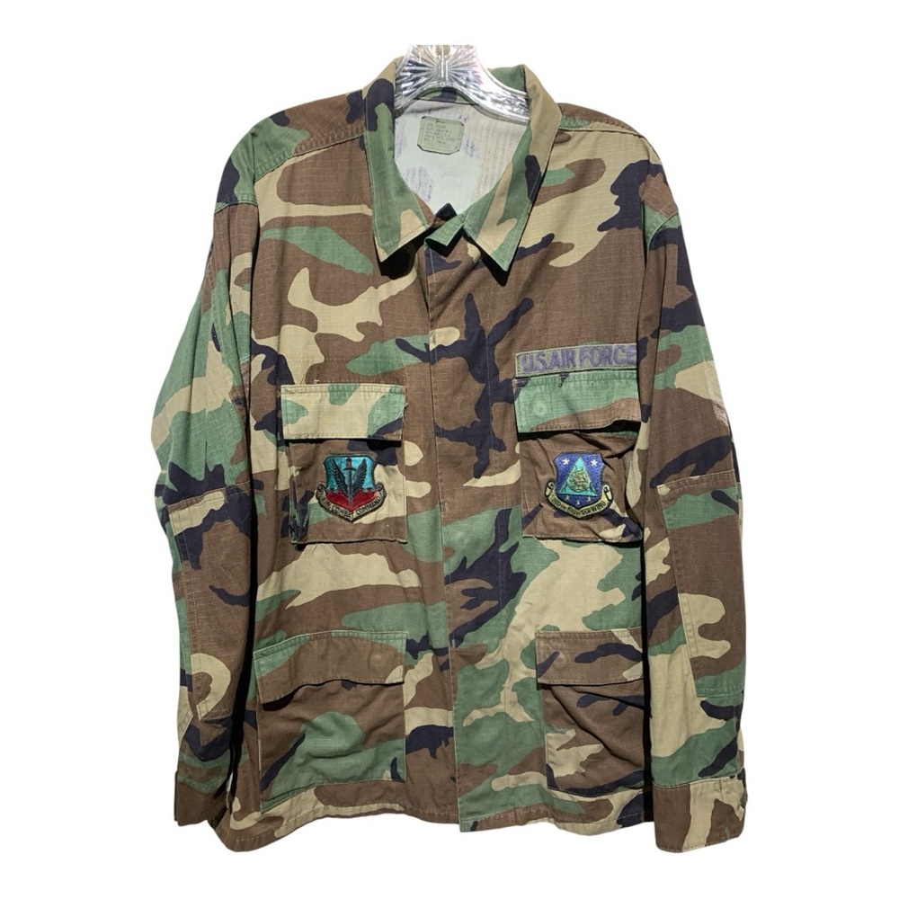 Usaf 180 Fighter Wing-Air Combat Command Military Jacket Size Large Reg